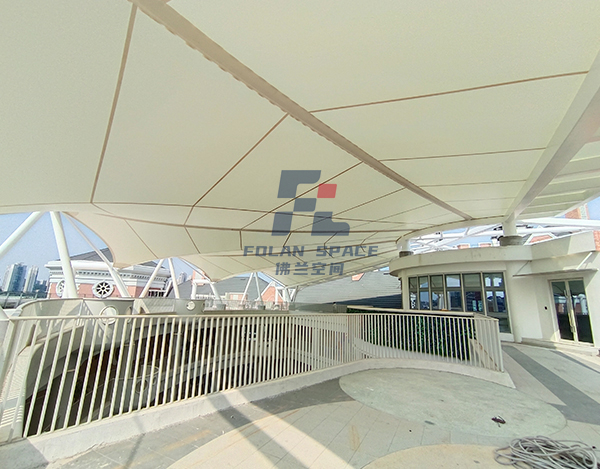 廈門扇形中庭膜結構